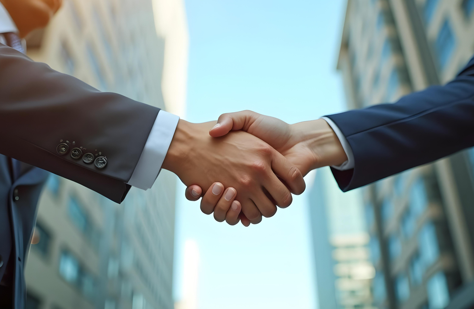 Business handshake representing a Business Owner's Policy
