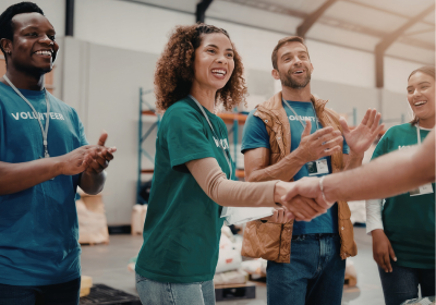 Volunteers giving back to the local community